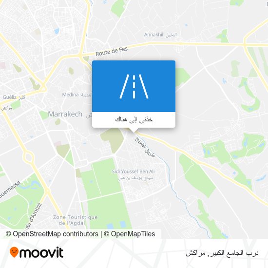 خريطة درب الجامع الكبير