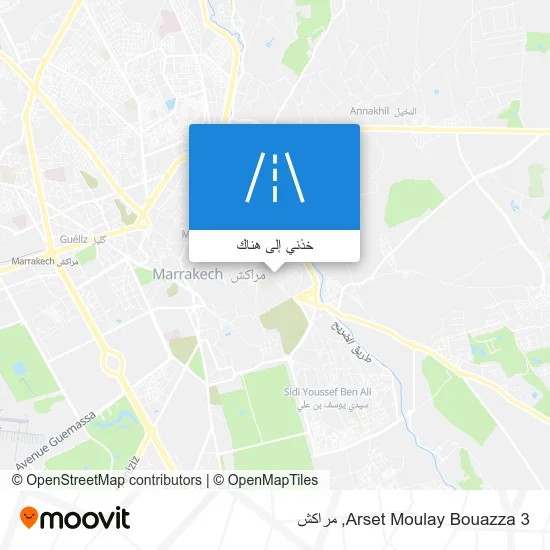 خريطة Arset Moulay Bouazza 3