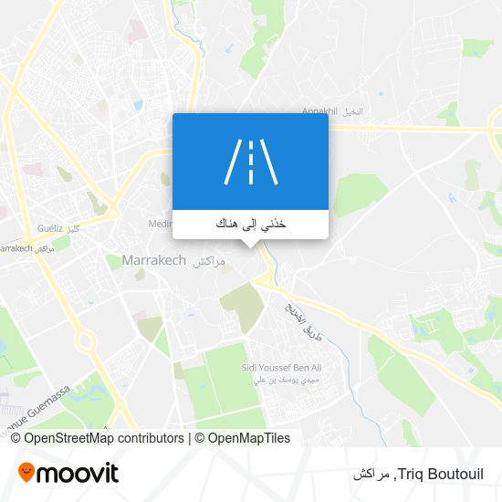 خريطة Triq Boutouil