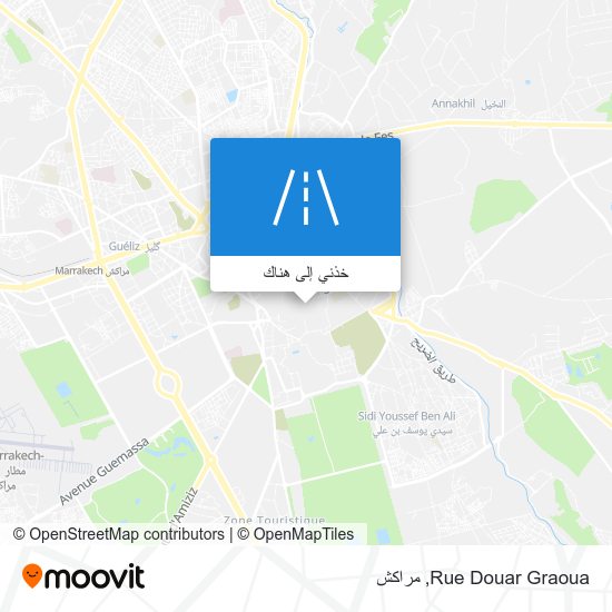 خريطة Rue Douar Graoua