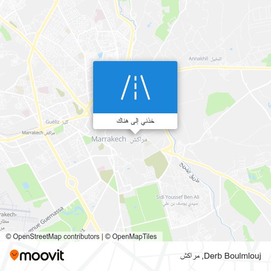 خريطة Derb Boulmlouj