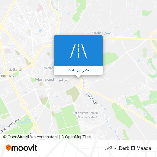 خريطة Derb El Maada