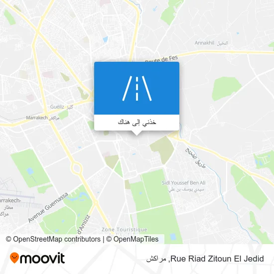 خريطة Rue Riad Zitoun El Jedid