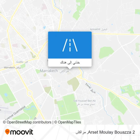 خريطة Arset Moulay Bouazza 2