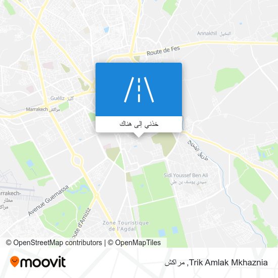 خريطة Trik Amlak Mkhaznia