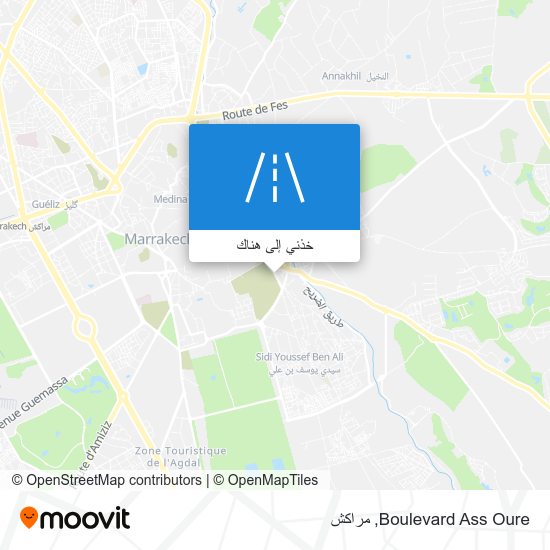 خريطة Boulevard Ass Oure