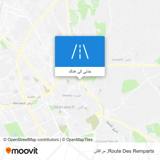 خريطة Route Des Remparts