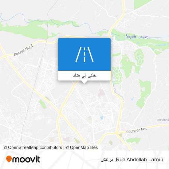 خريطة Rue Abdellah Laroui