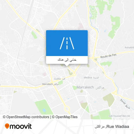 خريطة Rue Wadiaa