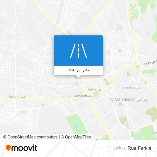 خريطة Rue Ferkla