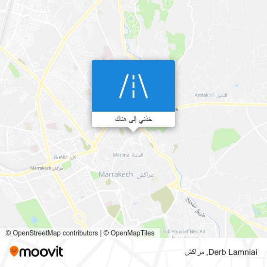 خريطة Derb Lamniai