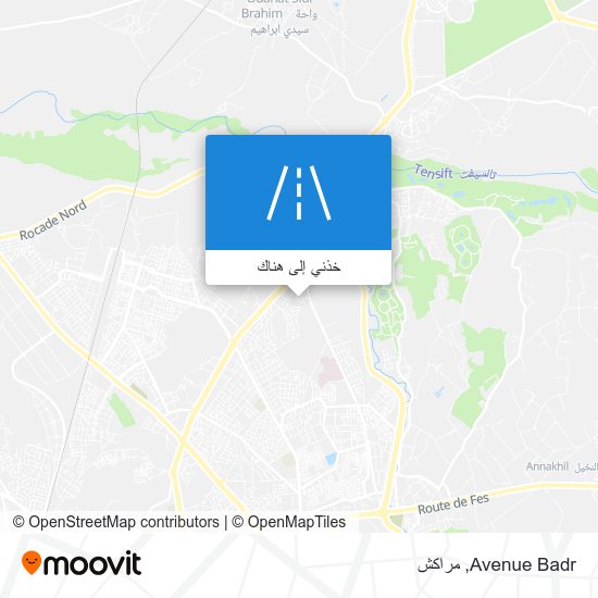 خريطة Avenue Badr
