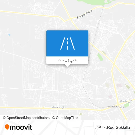 خريطة Rue Sekkilla