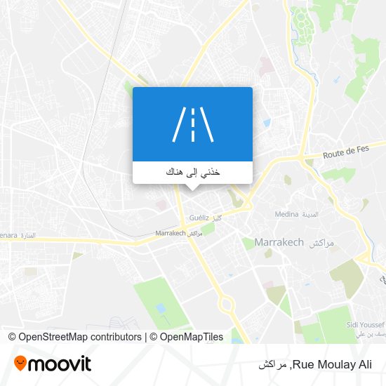 خريطة Rue Moulay Ali