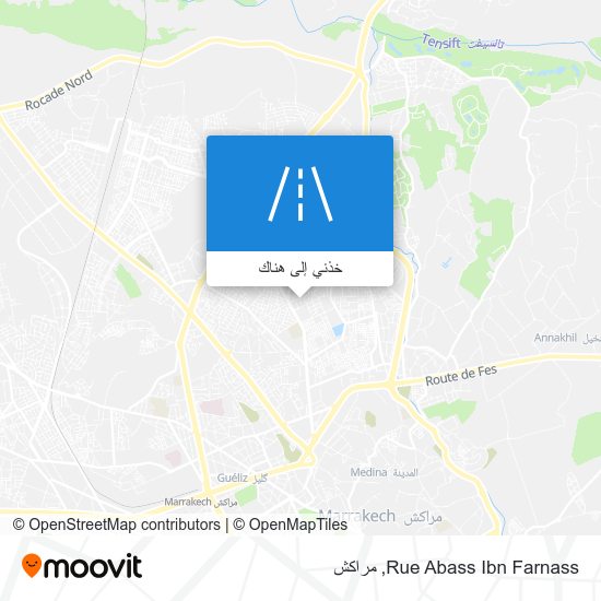 خريطة Rue Abass Ibn Farnass