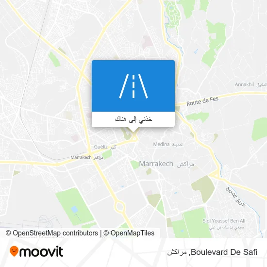 خريطة Boulevard De Safi