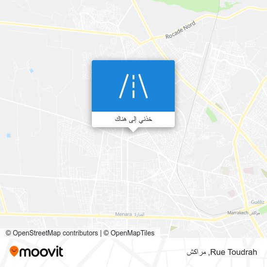 خريطة Rue Toudrah