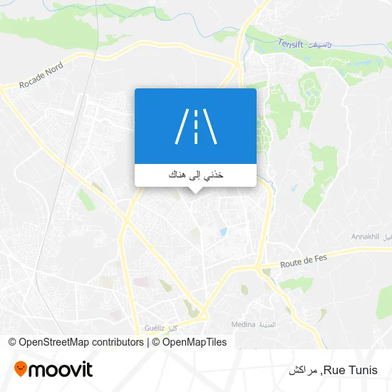 خريطة Rue Tunis