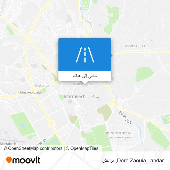 خريطة Derb Zaouia Lahdar