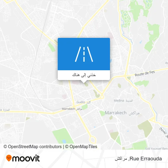 خريطة Rue Erraouda