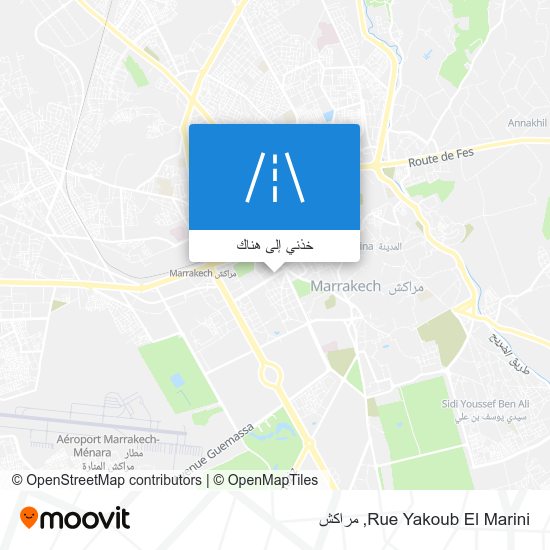 خريطة Rue Yakoub El Marini