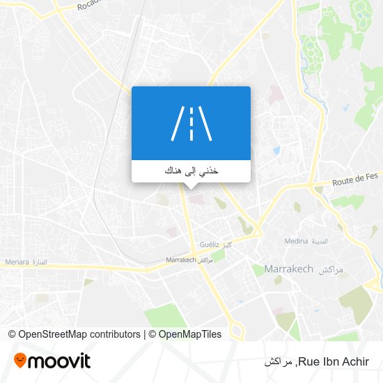 خريطة Rue Ibn Achir