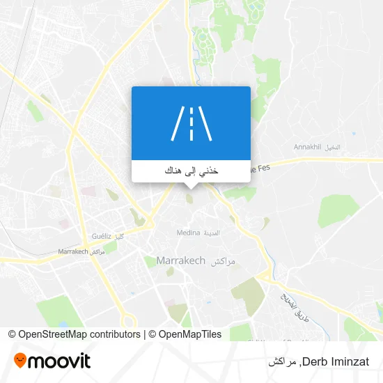 خريطة Derb Iminzat
