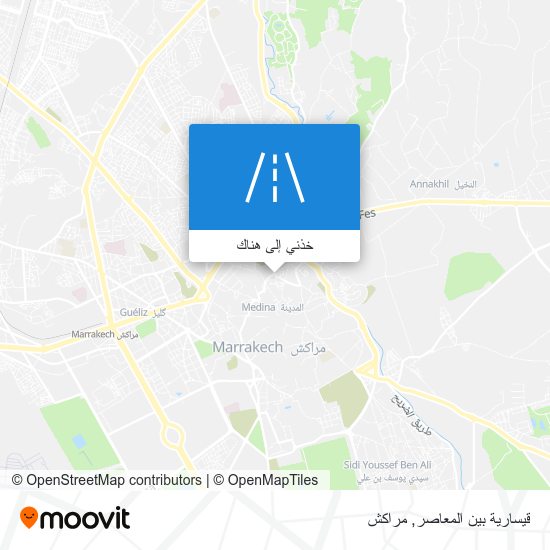 خريطة قيسارية بين المعاصر