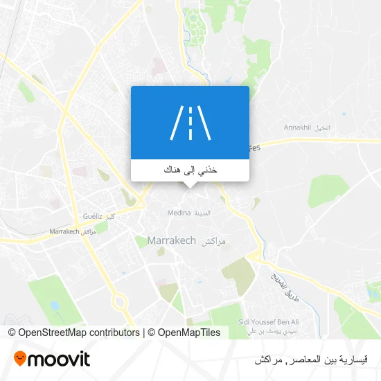 خريطة قيسارية بين المعاصر