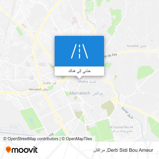 خريطة Derb Sidi Bou Ameur