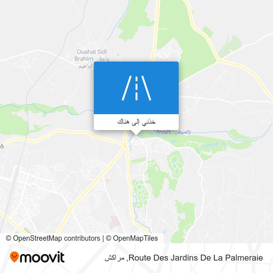 خريطة Route Des Jardins De La Palmeraie