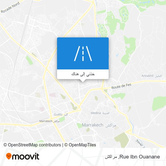 خريطة Rue Ibn Ouanane