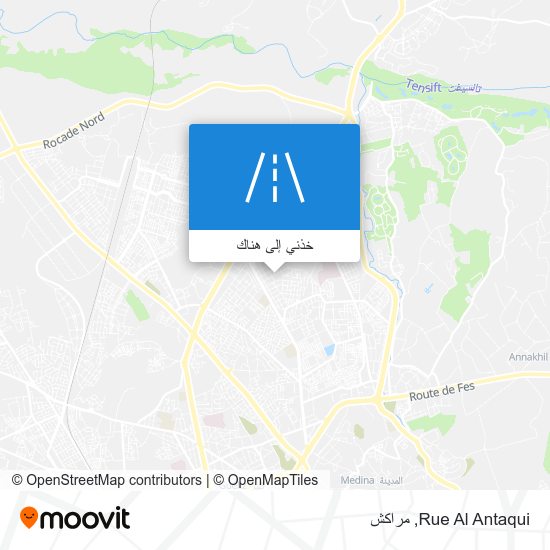 خريطة Rue Al Antaqui
