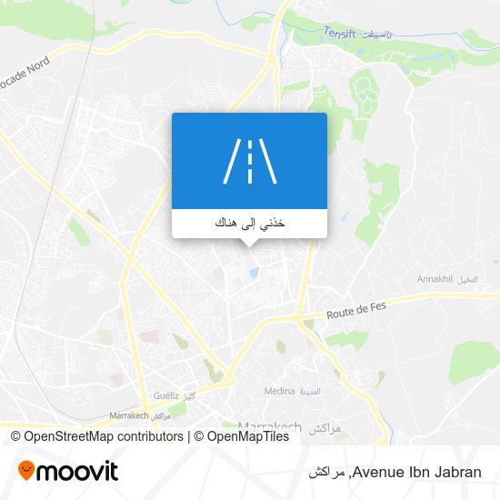 خريطة Avenue Ibn Jabran