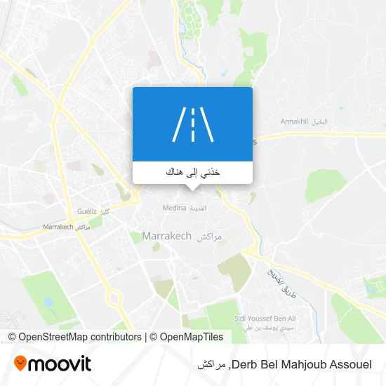 خريطة Derb Bel Mahjoub Assouel