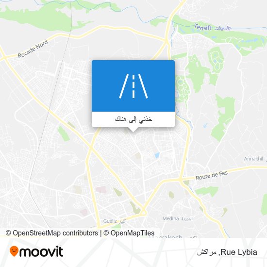 خريطة Rue Lybia