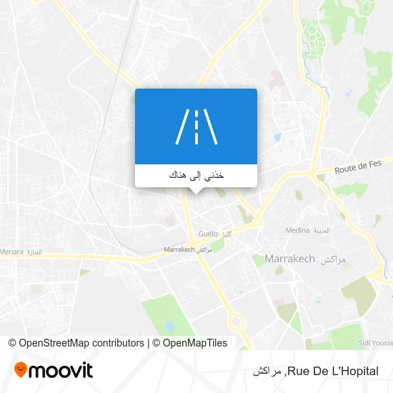 خريطة Rue De L'Hopital