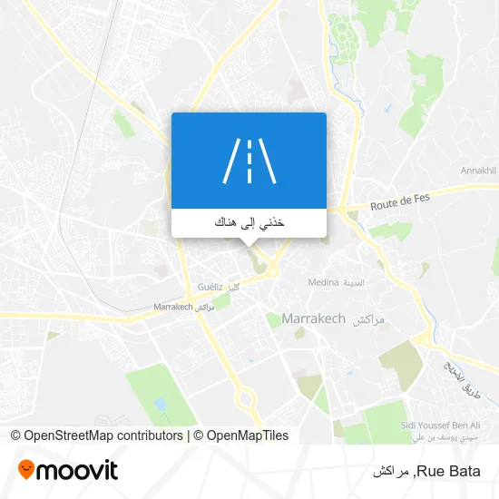 خريطة Rue Bata