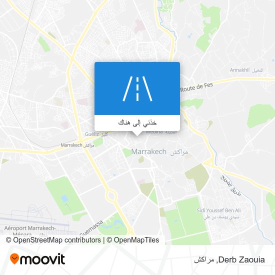 خريطة Derb Zaouia