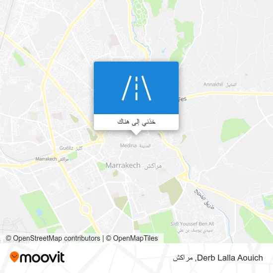 خريطة Derb Lalla Aouich