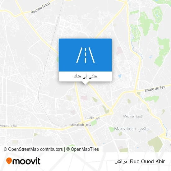 خريطة Rue Oued Kbir