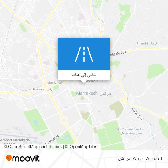 خريطة Arset Aouzal