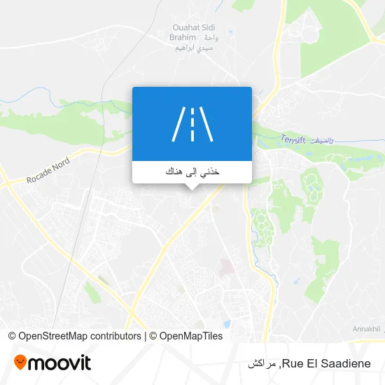 خريطة Rue El Saadiene