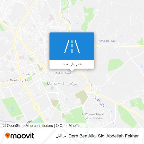 خريطة Derb Ben Allal Sidi Abdellah Fekhar