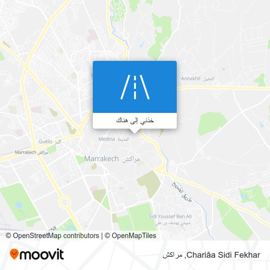 خريطة Chariâa Sidi Fekhar