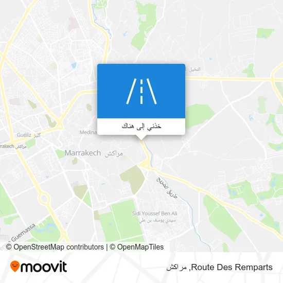 خريطة Route Des Remparts