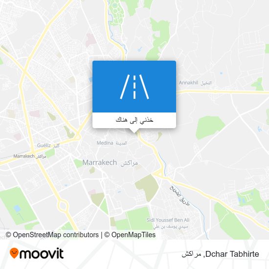 خريطة Dchar Tabhirte