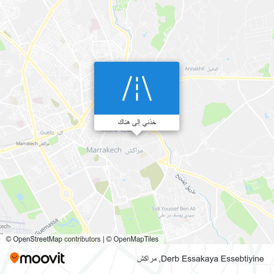 خريطة Derb Essakaya Essebtiyine