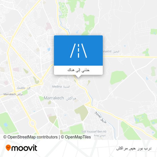 خريطة درب بور حيم