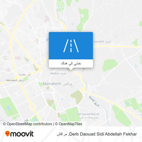 خريطة Derb Daouad Sidi Abdellah Fekhar